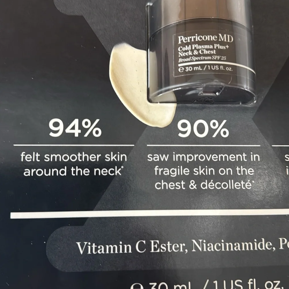 Lot of 2 Perricone MD Cold Plasma Plus Neck & Chest SPF25 30ml / 1oz - Picture 3 of 9